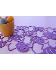 Felt Runner Eggs and Bunnies