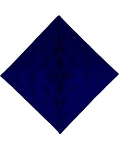Blue Honeycomb 12" Tissue Diamond Decoration