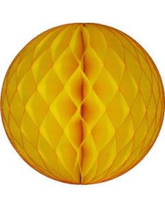 Gold Honeycomb Tissue Ball Decoration - Multiple Sizes Available