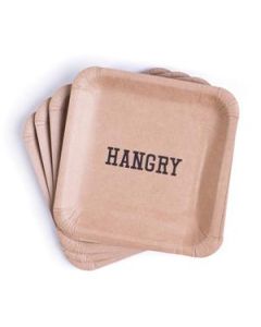 Kraft Paper Plates 9 inch -set of 8