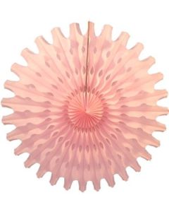 Pink Honeycomb 18" Tissue Fan Decoration