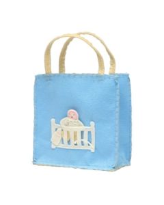 Little Blue Baby Felt Goodie Bag