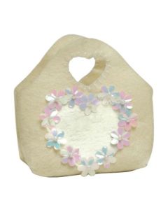 Groovy Heart & Sequin Felt Goodie Bag