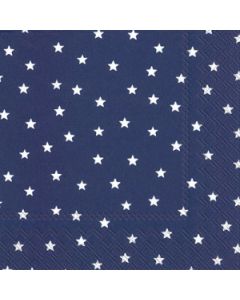 Little Stars Dark Blue Lunch Napkin - 20 napkins per package