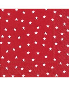 Little Stars Red Cocktail Napkin - 20 napkins per package