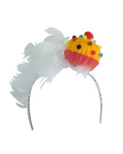 Maddy Party Cupcake Adult Felt Headband