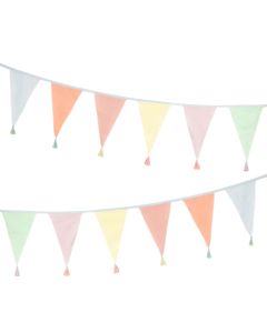 Pastel Fabric Bunting-10 ft