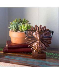 Handmade Peacock Eyeglass Holder