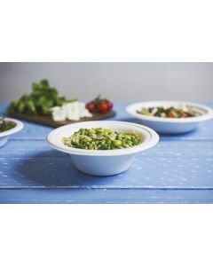 Compostable Bagasse 12 oz Bowl - Pack of 50