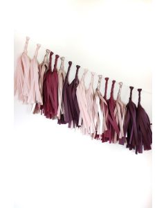 Sultry Tissue Paper Tassel Garland - 6' Long