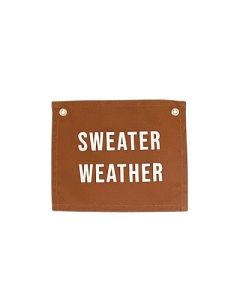 Sweater Weather Canvas Banner