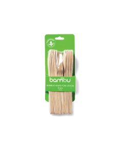 Bambu All Occasion Veneerware Knives, Forks, Spoons (8 forks, 8 knives and 8 spoons)