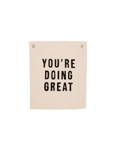 You Are Doing Great Canvas Banner