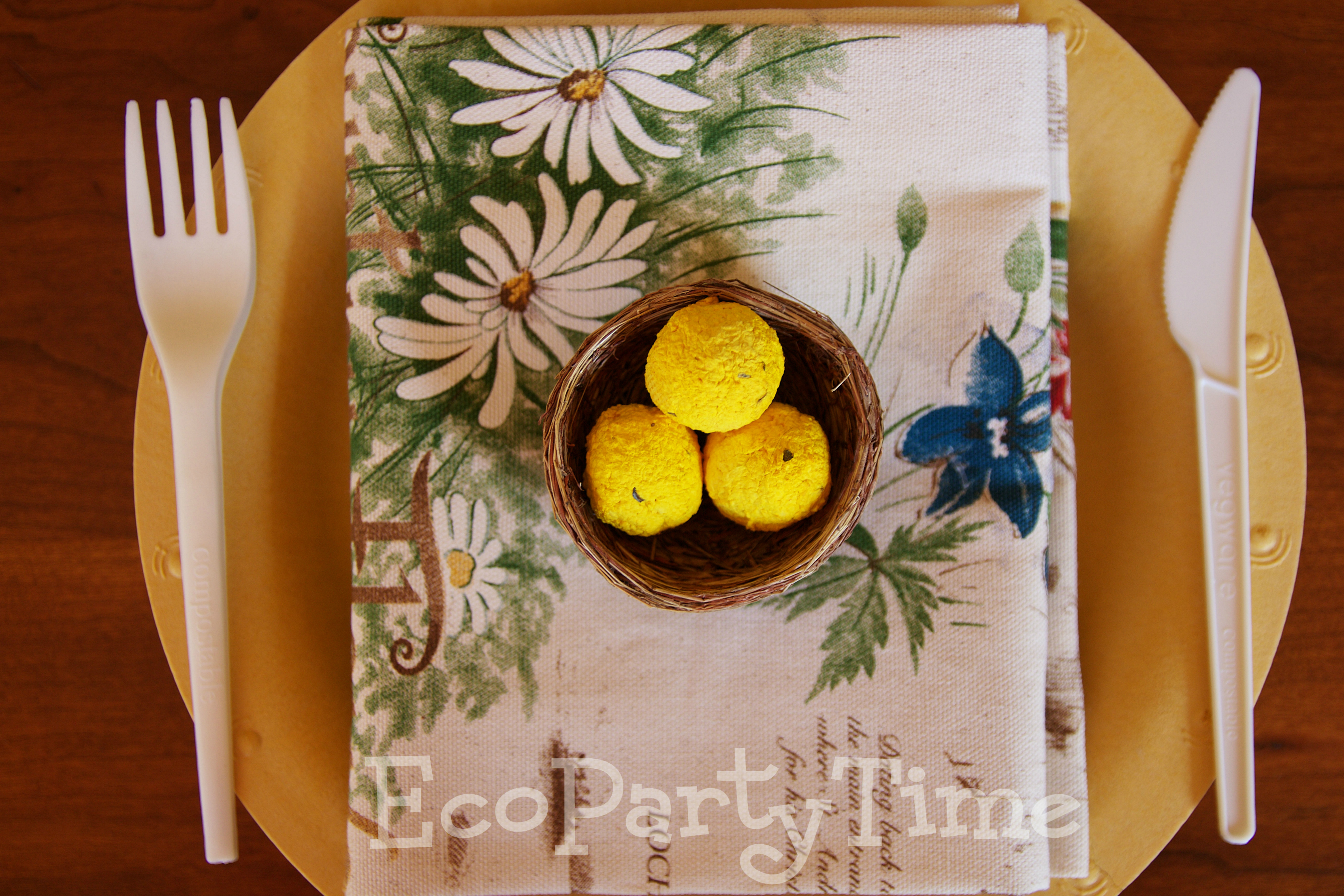Ecopartytime: Eco-Friendly Easter Table-Settings