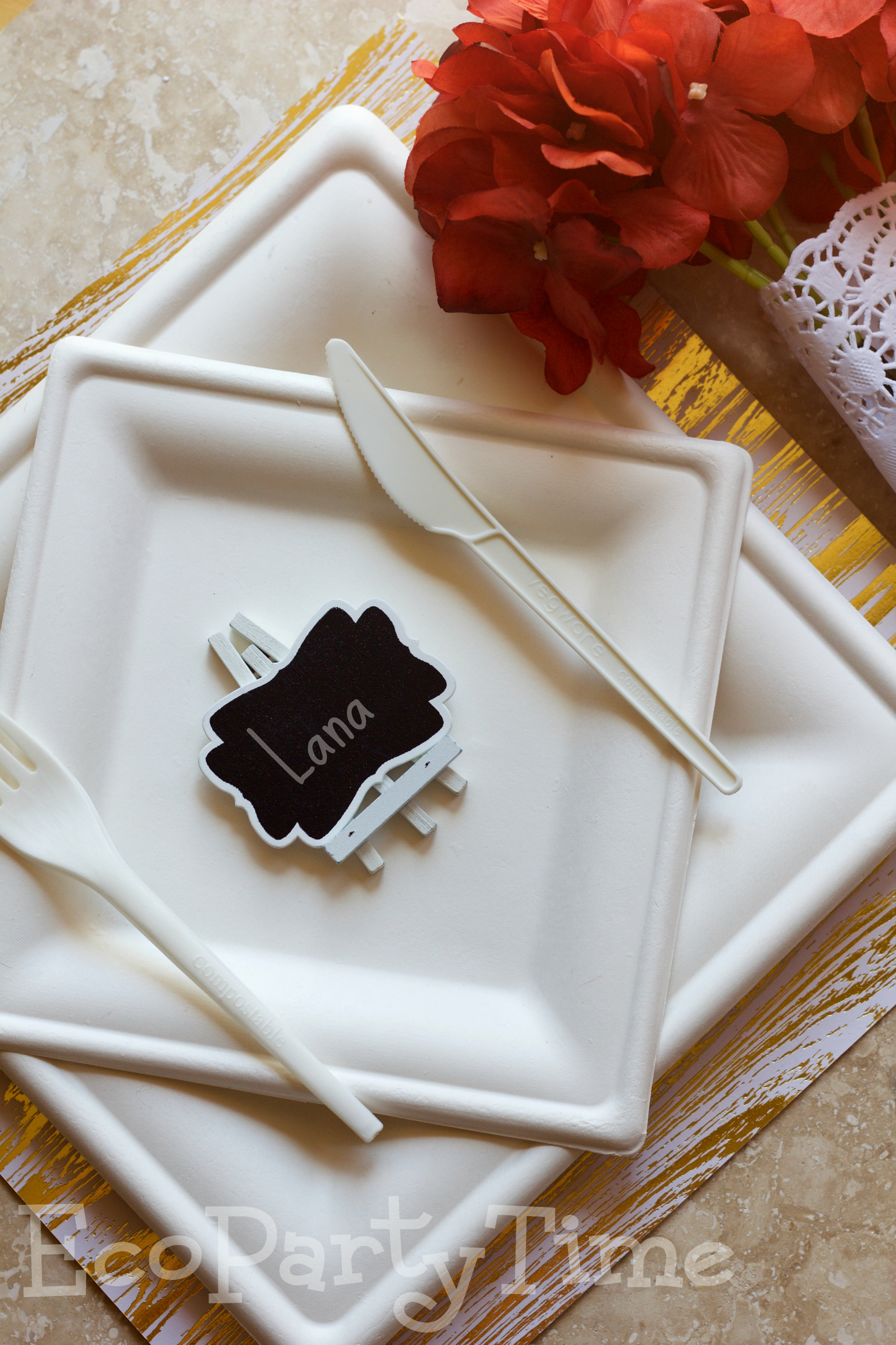 Ecopartytime: Eco-Friendly Fall Place Settings