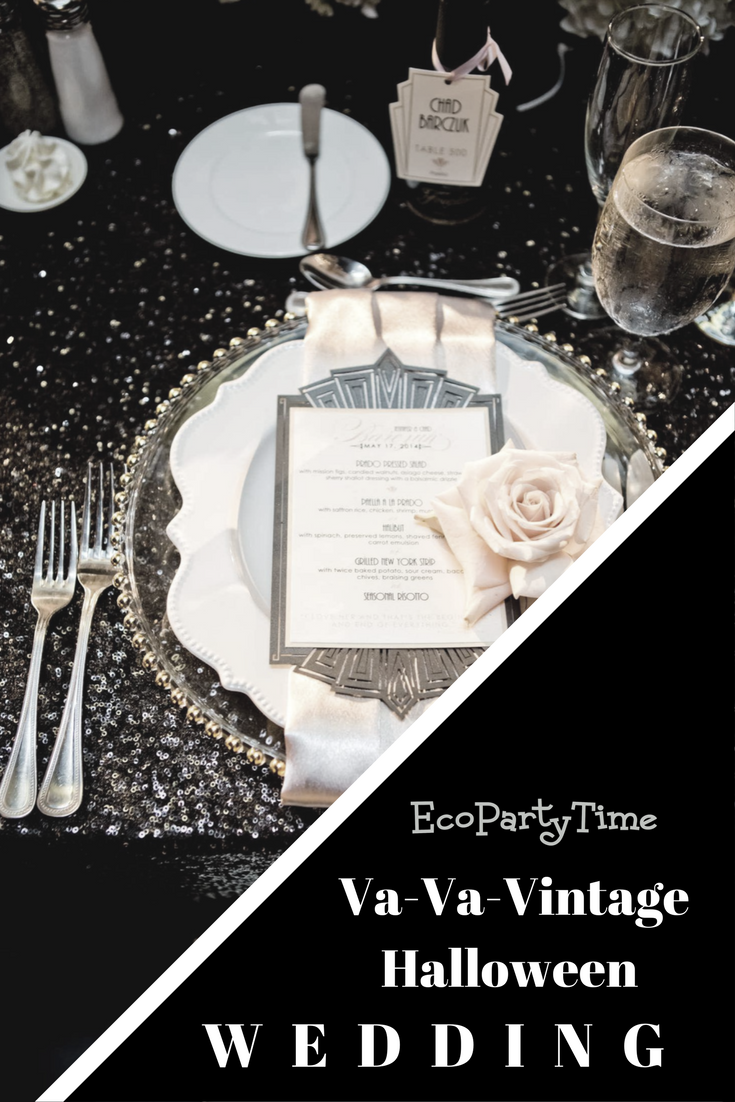 Ecopartytime: Va-Va-Vintage Halloween Wedding 