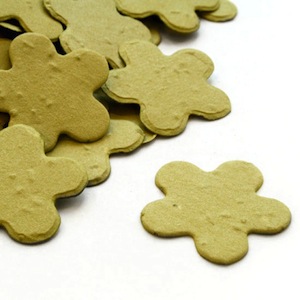 plantable confetti olive green